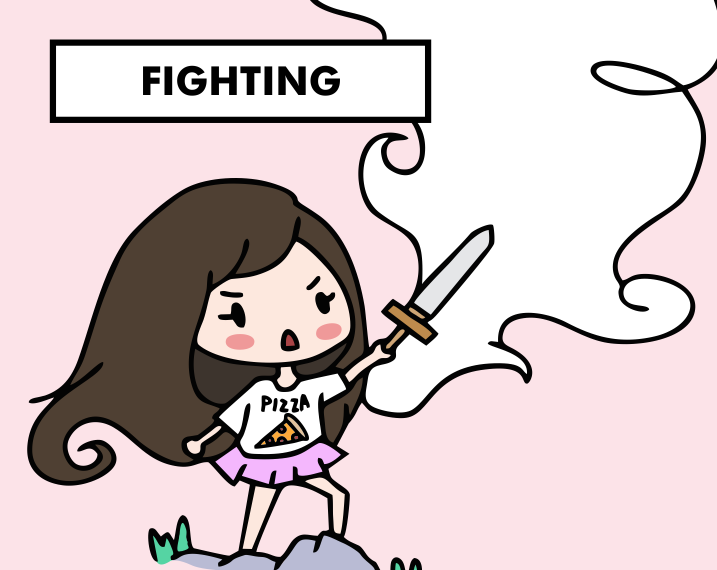 Fighting Inner Battles Sarah Stickers - Stickies by C&S
